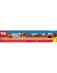 Tinta Guache em Pote 15ml Tons de Pele Caixa C/6 Cores 903358 - Tris
