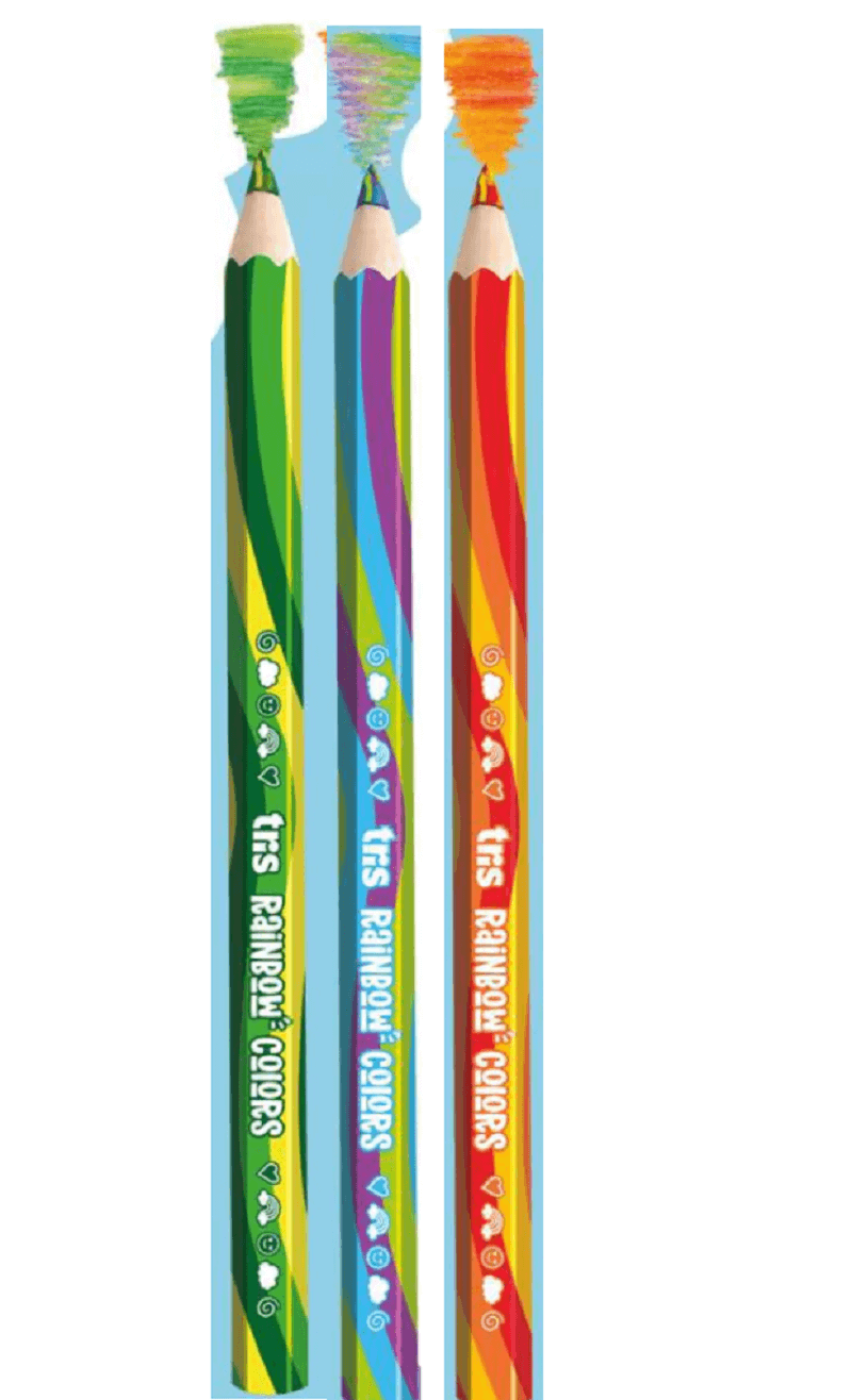 Lápis Jumbo Rainbow Mina Multicolorida Colors 907219 - Tris