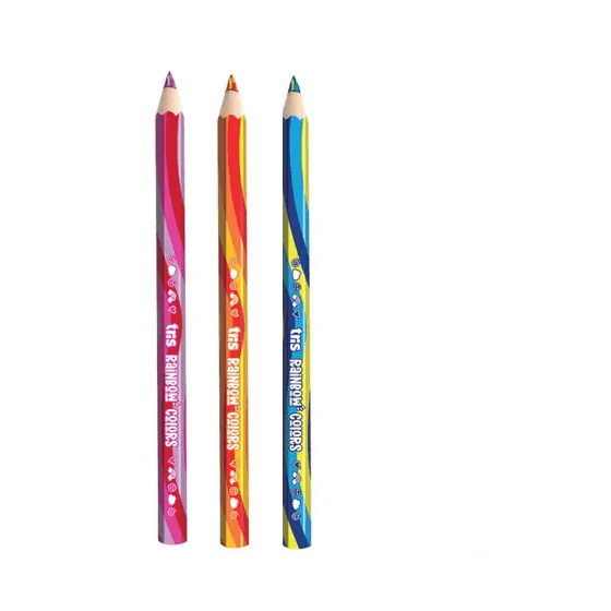 Lápis Jumbo Rainbow Mina Multicolorida Colors 907219 - Tris