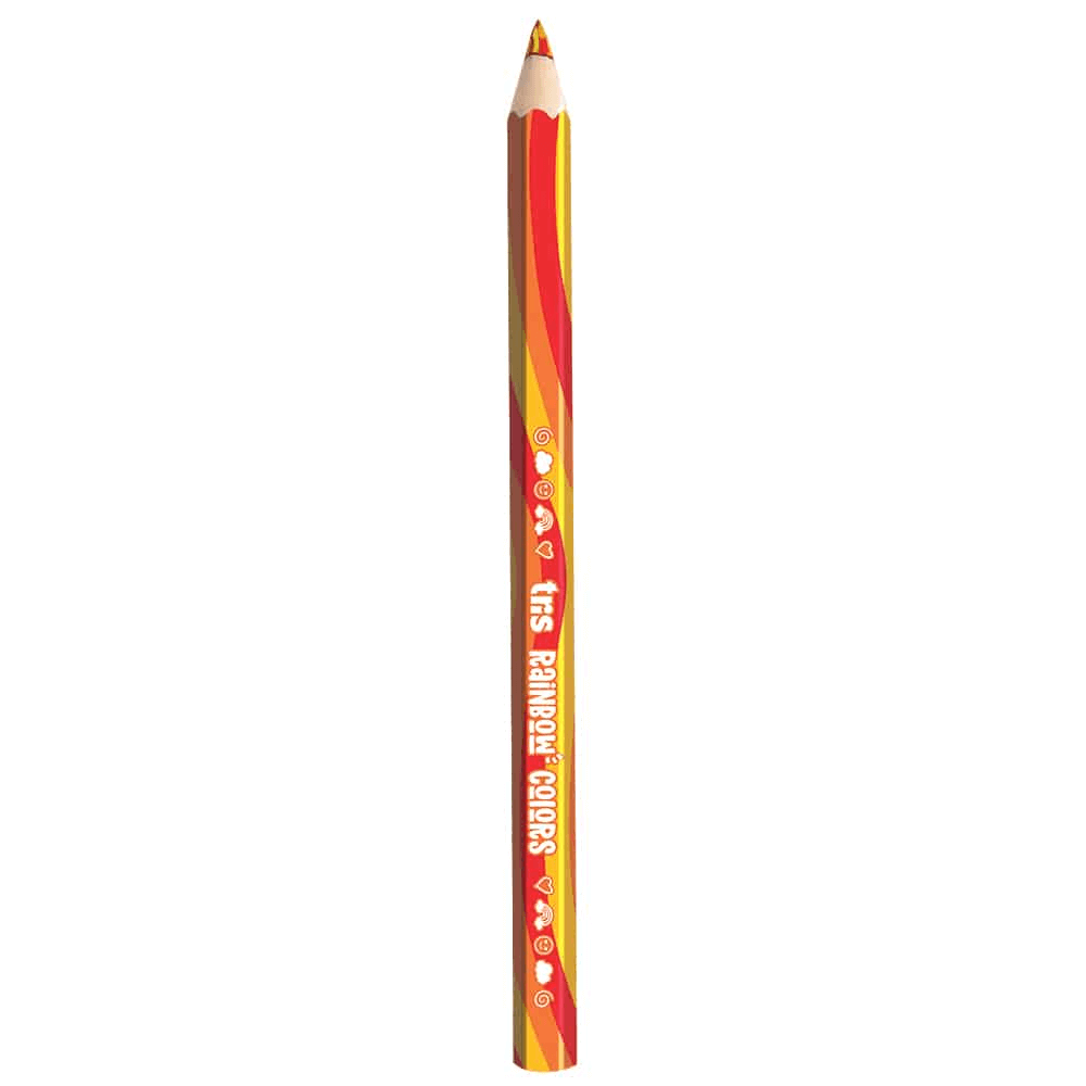 Lápis Jumbo Rainbow Mina Multicolorida Colors 907219 - Tris