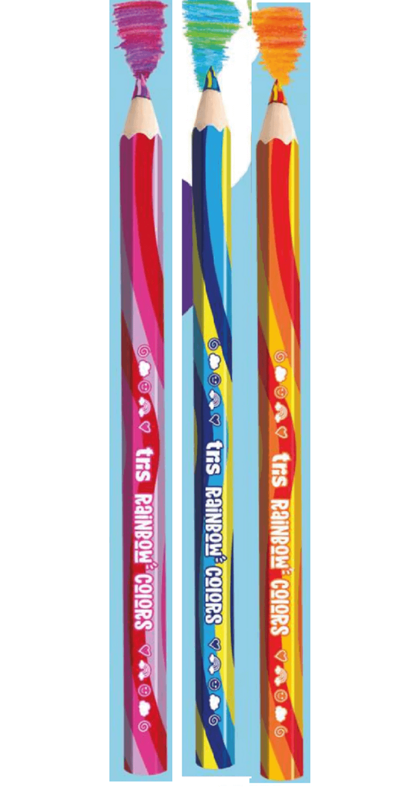 Lápis Jumbo Rainbow Mina Multicolorida Colors 907219 - Tris