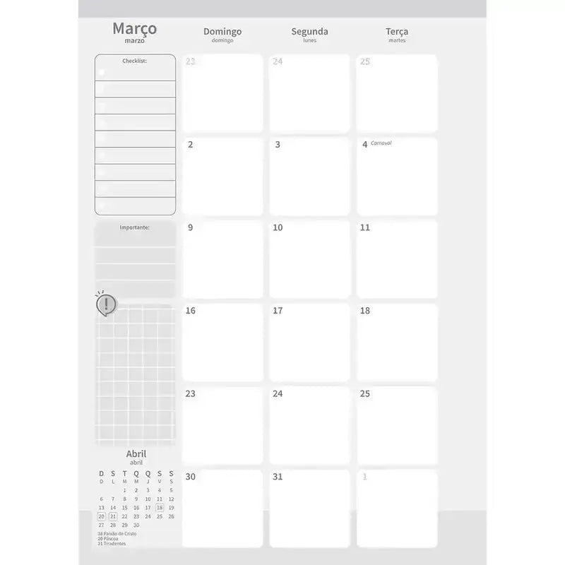 Agenda Planner 2025 Espiral 175x242 160 Pág. Stilo 67053 - Jandaia