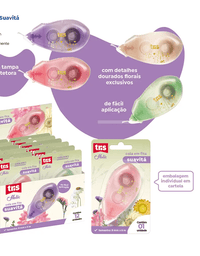 Cola em Fita Suavitá Holic Delicata 6mx8mm 911001 - Tris

