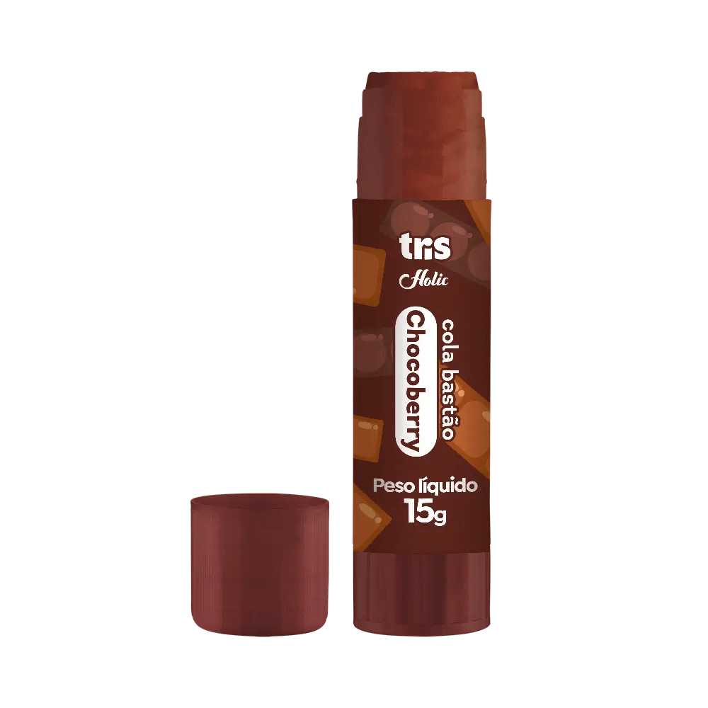 Cola Bastão Chocoberry Holic Docinhos 15g 912862 - Tris