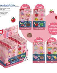 Pins P/ Estojo e Caderno Picky Holic Charm 912817 - Tris
