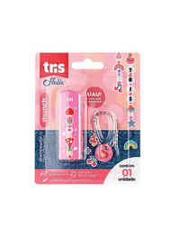 Grampeador Mini Munch Holic Com Chaveiro C/ 100 Grampos  912916 - Tris
