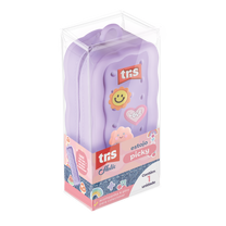 Estojo Em Silicone C/ Pins Picky Holic Charm 912961 - Tris
