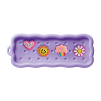 Estojo Em Silicone C/ Pins Picky Holic Charm 912961 - Tris