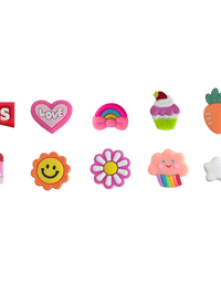 Estojo Em Silicone C/ Pins Picky Holic Charm 912961 - Tris

