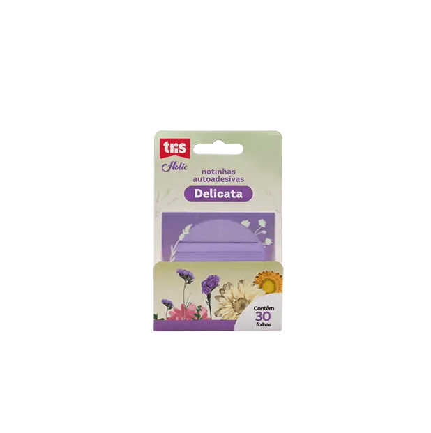 Notas Auto Adesiva Delicata Holic c/ 60 Folhas 913098 - Tris