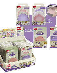 Notas Auto Adesiva Delicata Holic c/ 60 Folhas 913098 - Tris
