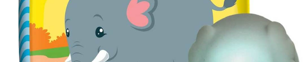 Livrinho p/ Banho Ta Na Hora Do Banho Edu O Elefante 9178 - Vale Das letras