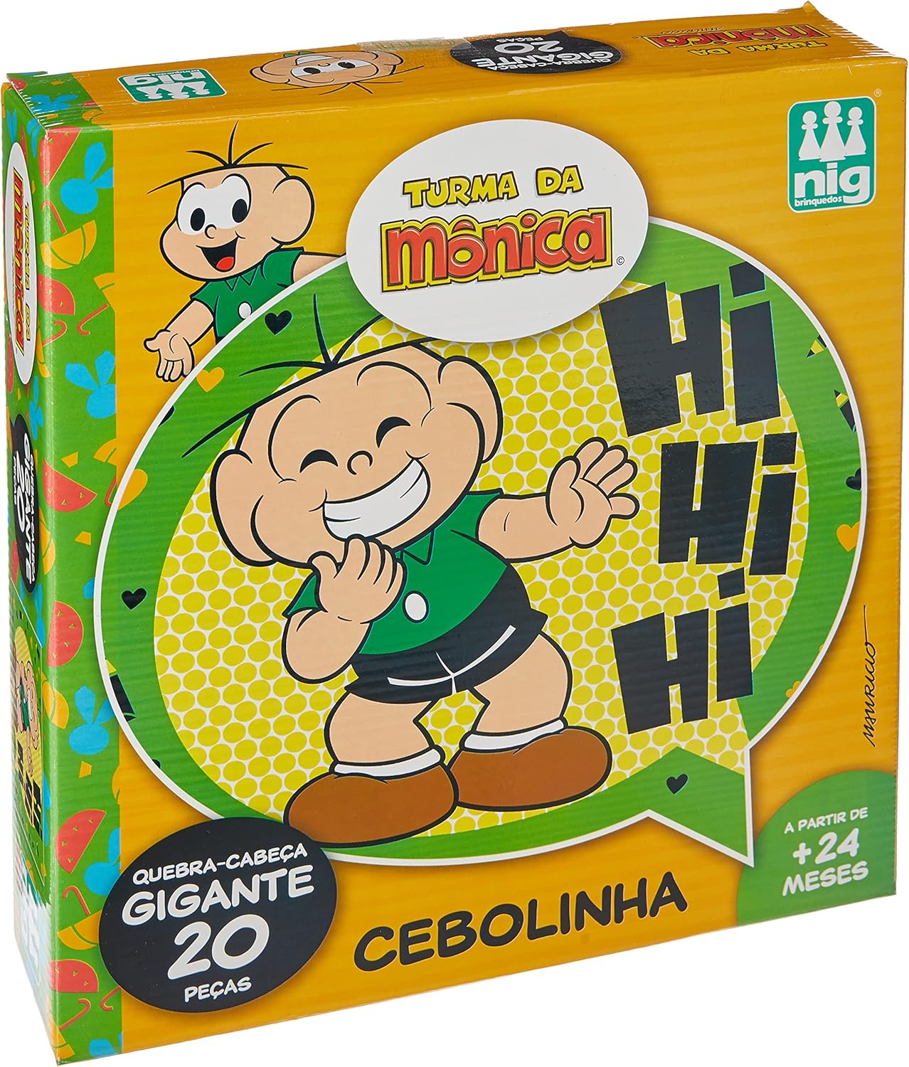 Quebra Cabeça Gigante Turma da Mônica Cebolinha 0777 - Nig