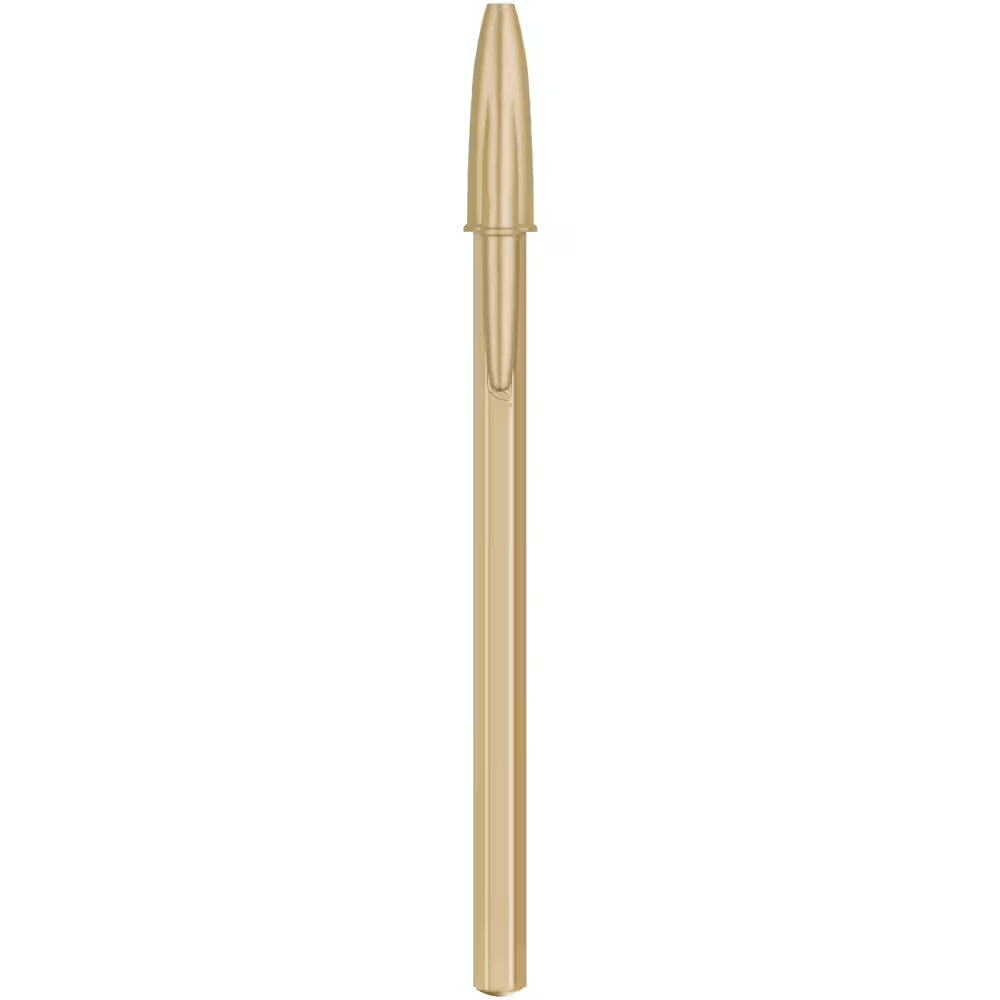 Caneta Esf. Efeito Matte Dourada e Prata Ponta de 1.0mm 9310291 - Bic