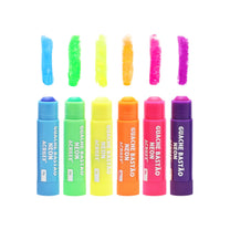 Tinta Guache Bastão Neon 6 Cores 10g. Cada 02008 - Acrilex