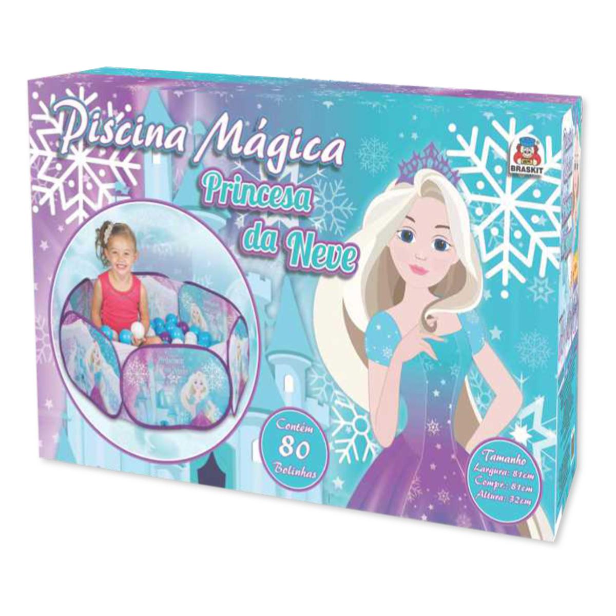 PISCINA MAGICA PRINCESA DA NEVE 9500 - BRASKIT