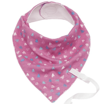 Bandana Baby Com Prendedor De Chupeta Buba Coração - 9787 Buba