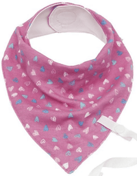 Bandana Baby Com Prendedor De Chupeta Buba Coração - 9787 Buba
