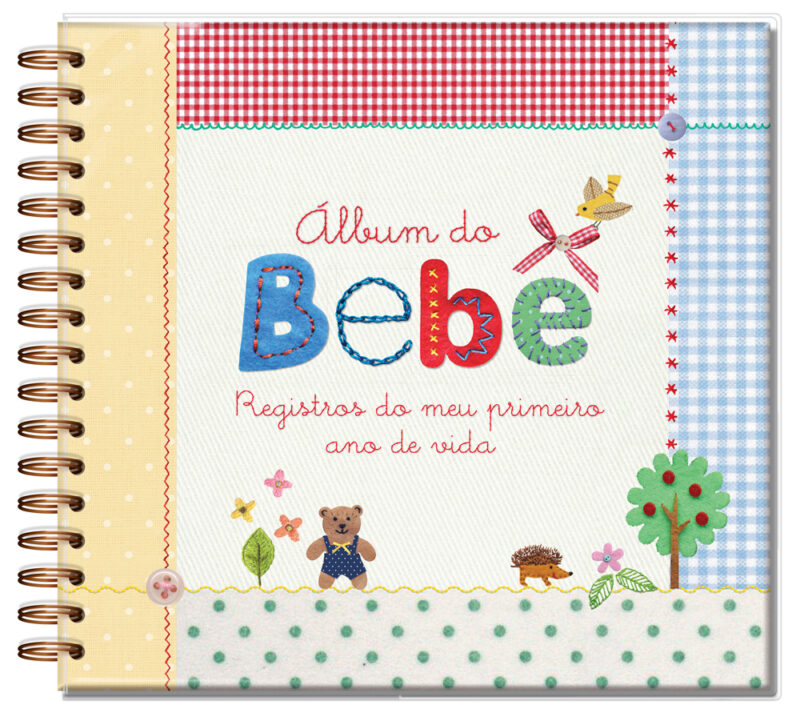 Álbum do Bebê Meu Primeiro Ano 21x23cm 0073 - Fina Ideia