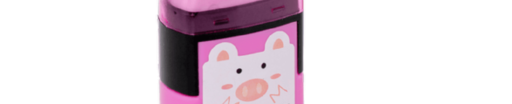 Apontador e Borracha Plástico Double Zoo AP0202 - BRW