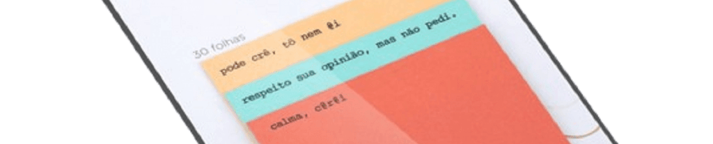 Bloco Smart Notes 76X76mm Sátira Intuição 6 Bloco com 10 Fls cada - BRW