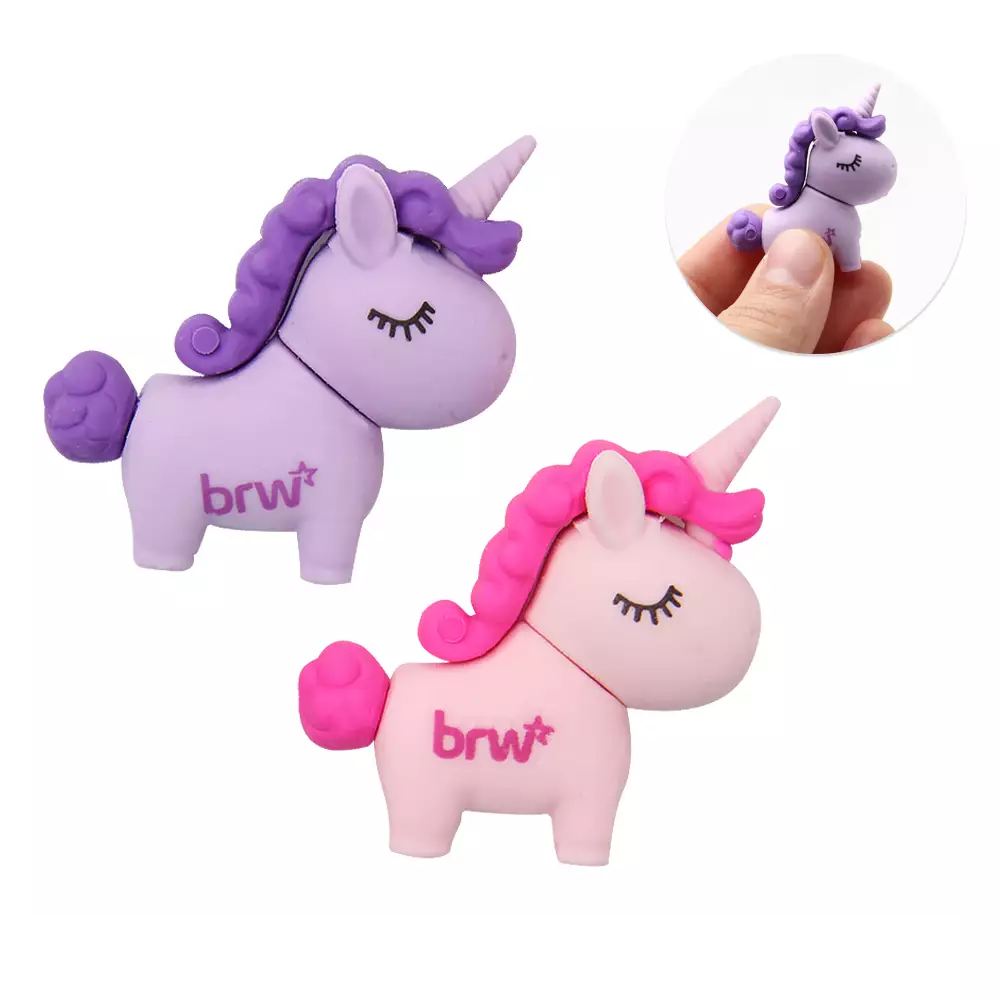 Borracha Divertida Magic Unicórnio com 2 Unid. BO0301 - BRW