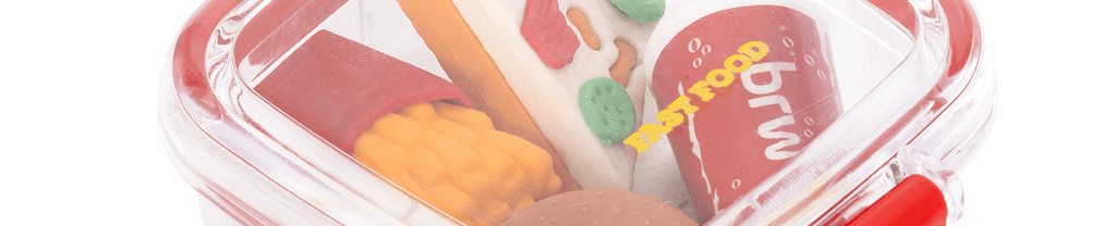 Borracha Fast Food com 4 Unidades BO0302 - BRW