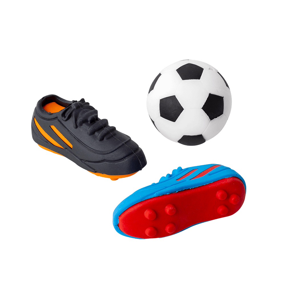 Borracha Divertida Soccer com 3 Unidades BO2108 - BRW