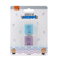 Borracha Divertida Jokenpô com 2 Unidades BO2109 - BRW