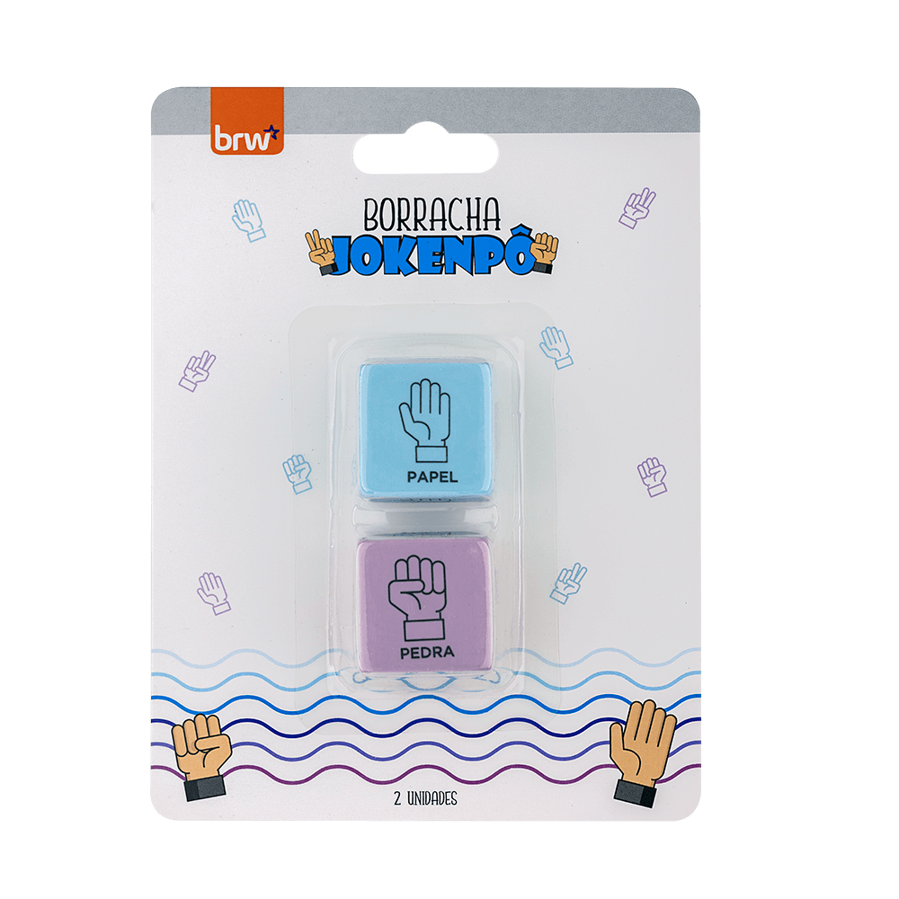 Borracha Divertida Jokenpô com 2 Unidades BO2109 - BRW