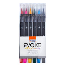 Caneta Marcador Artístico Brush Pen 6 Cores BP0003 - BRW