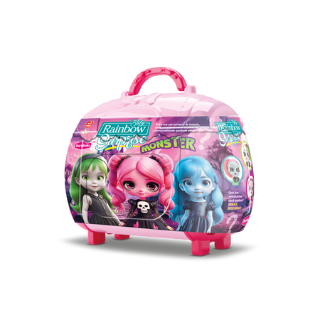 Boneca Baby Rainbow Monster Surprise 909 - Bambola