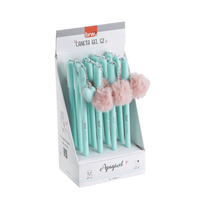 Caneta Esferográfica Gel Apagável 0.7mm Pom-Pom ou Coração CA0200 - BRW