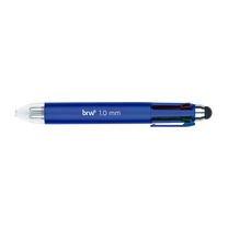Caneta Esferográfica 1.0mm Mini 4 Cores c/ Touch CA0523 - BRW
