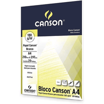 Bloco Canson A4 Branco c/ 20 Folhas 180g/m² 66667164 - Canson