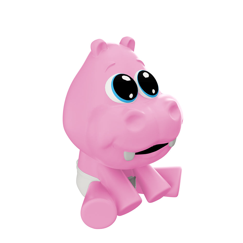 Baby Land Fofilhotes Hipopotamo Rosa 3095 - Cardoso