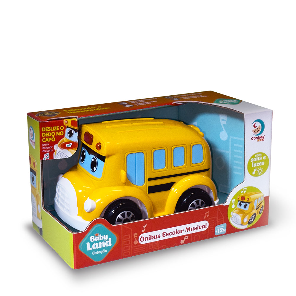 Baby Land Ônibus Escolar Musical 7116 - Cardoso