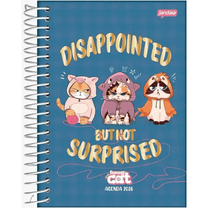 Agenda Diária 352 Pág. 2026 Funny Cat 117x162mm - Jandaia