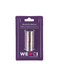 Disco + Elástico M. para Caderno Inteligente 12 unid. 23 mm CI231027 - Novitate
