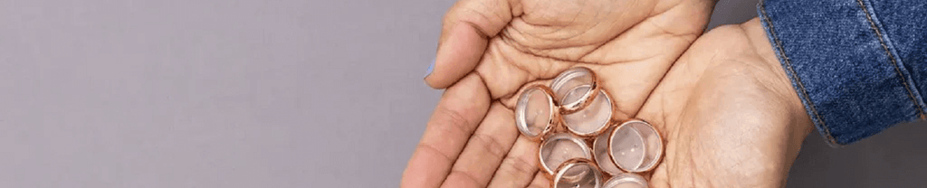 Disco + Elástico G. para C.I. Rose Gold 12 unid. 31 mm CI312009 - Novitate