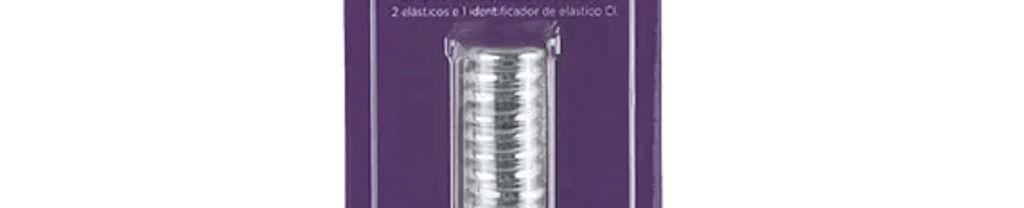 Disco+Elástico G. para Caderno Inteligente 12 unid. 31 mm Prata CI312010 - Novitate