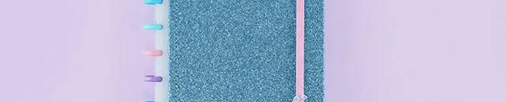 Caderno Inteligente A5 Lets Glitter Ocean Blue 80 Fls. CIA52131 - Novitate