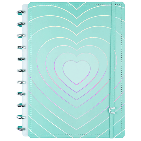 Caderno CI Turquoise Love Gde 80F CIGD4306 - Novitate