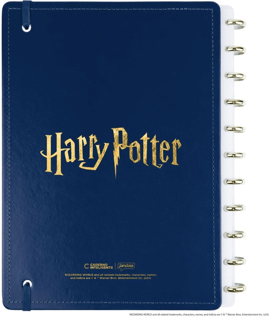 Caderno CI BY Harry Potter Azul Gde 80F CIGD4343 - Novitate