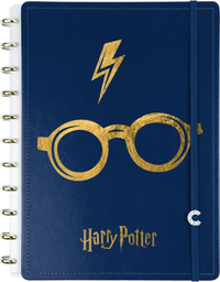 Caderno CI BY Harry Potter Azul Gde 80F CIGD4343 - Novitate
