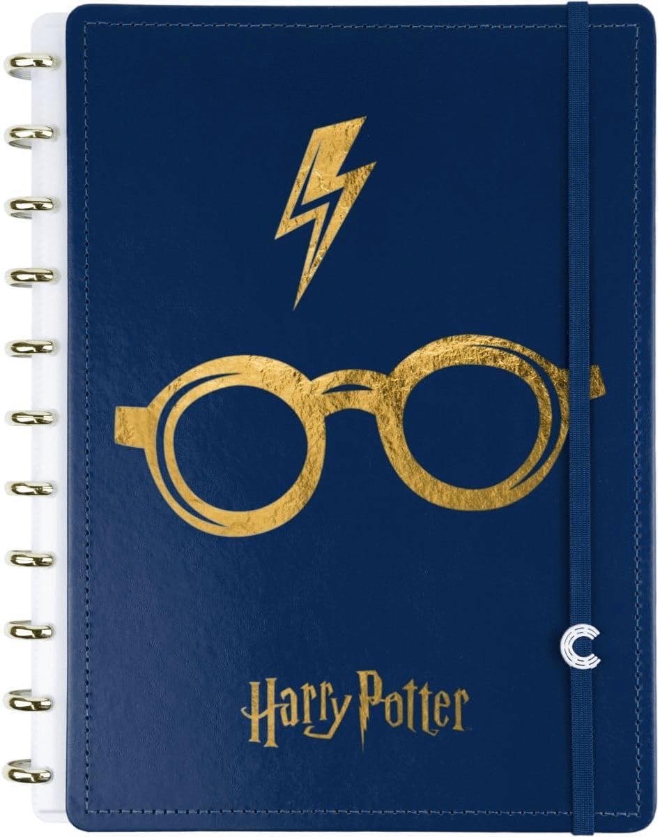 Caderno CI BY Harry Potter Azul Gde 80F CIGD4343 - Novitate