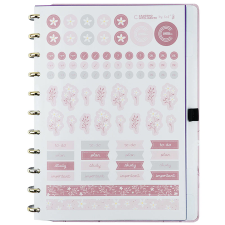 Caderno CI Pink Blossom By Sof Gde 80F CIGD4357 - Novitate