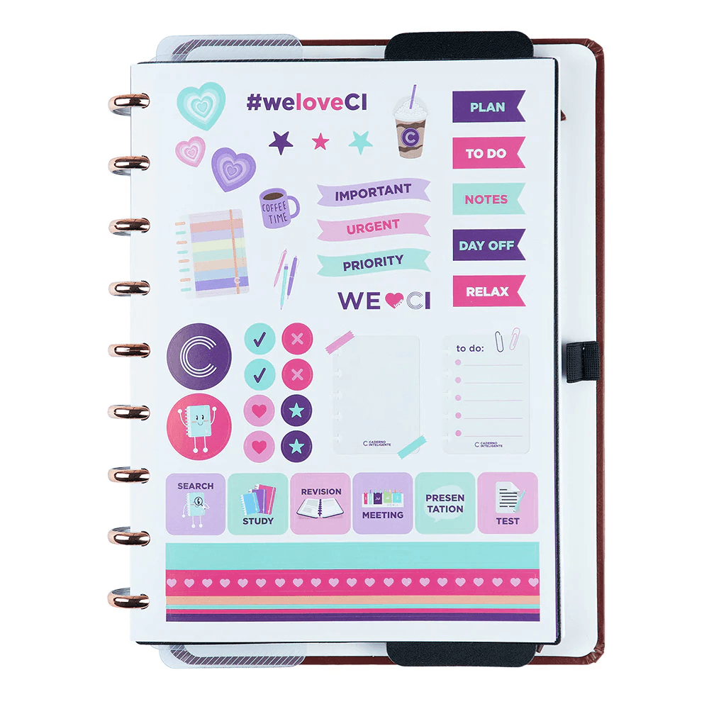 Caderno Inteligente Gde Mocha 80 Fls. CIGD4359 - Novitate