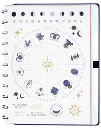 Caderno Inteligente Grande By Mica Rocha Influenciada pela Lua CIGD4414
