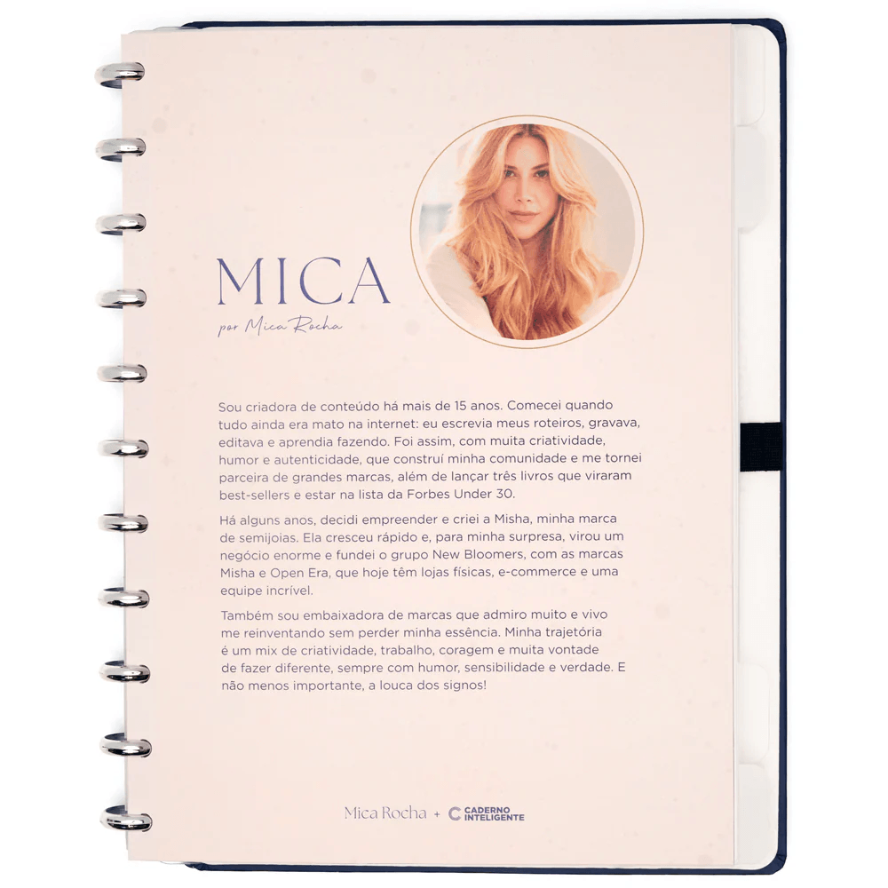 Caderno Inteligente Grande By Mica Rocha Influenciada pela Lua CIGD4414